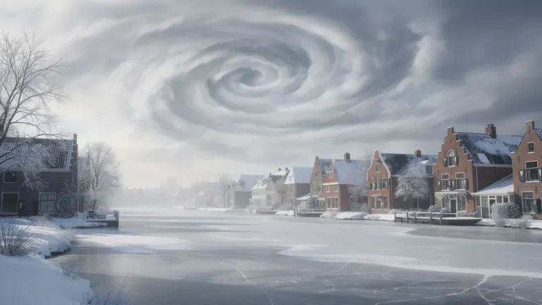 Geen normale winter, deze polaire vortex verstoort klimaatvoorspellingen compleet