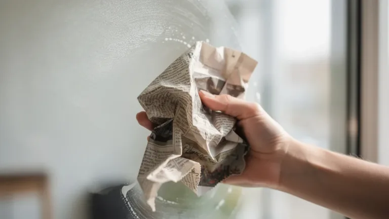 Geen spray nodig, deze krantenpapier-truc maakt ruiten streeploos schoon