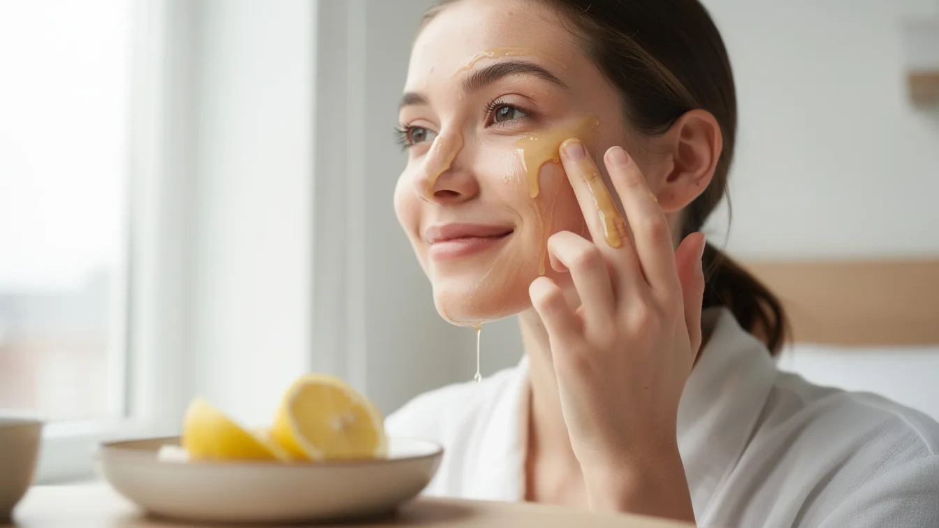 Ik smeerde citroen en honing op mijn gezicht: mijn vette huid is compleet veranderd