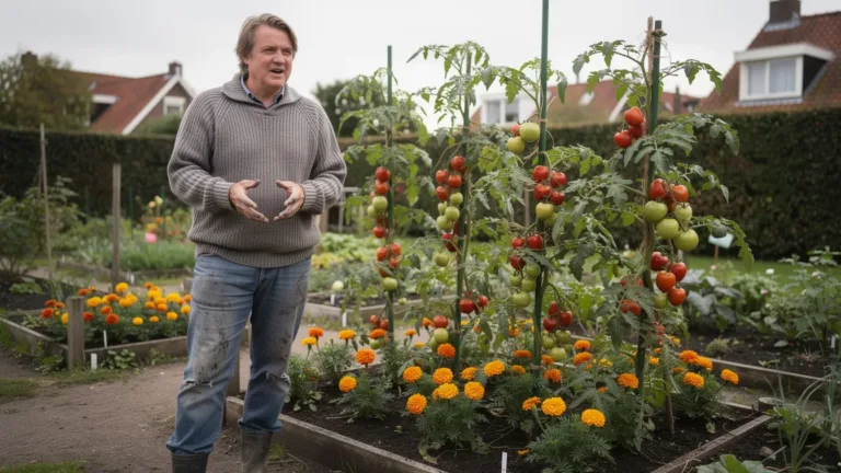 Tuinier onthult waarom goudsbloemen je tomaten sneller laten groeien