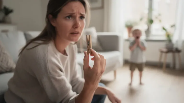 Waarom ouders een gewone wasknijper gebruiken om driftbuien te stoppen